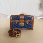 Louis Vuitton, Trunk Clutch, , Denim, New - Image 4