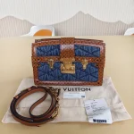 Louis Vuitton, Trunk Clutch, , Denim, New - Image 30