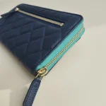 Chanel, Classic Zippy Long Wallet, , Navy Blue, Used Once - Image 17