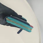 Chanel, Classic Zippy Long Wallet, , Navy Blue, Used Once - Image 20
