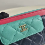 Chanel, Classic Zippy Long Wallet, , Navy Blue, Used Once - Image 24