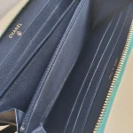 Chanel, Classic Zippy Long Wallet, , Navy Blue, Used Once - Image 27