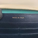 Chanel, Classic Zippy Long Wallet, , Navy Blue, Used Once - Image 30