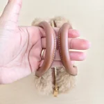 Celine, Shearling Heart Bag, Medium, Beige, Like New - Image 8