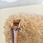 Celine, Shearling Heart Bag, Medium, Beige, Like New - Image 12