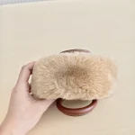 Celine, Shearling Heart Bag, Medium, Beige, Like New - Image 16