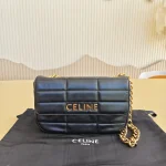 Celine, Chian Shoulder Bag, , Black, Very Like New - Image 2