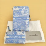 Dior, Travel Duo Pouch, , Blue, Like New - Image 2