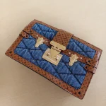Louis Vuitton, Trunk Clutch, , Denim, New - Image 37
