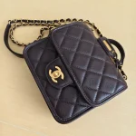 Chanel, Seasonal School, Mini, Purple, Very Like New - Image 33