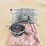 Miu Miu, Dahlia Crystal Embellished, , Cream, Very Very  Good - Image 2
