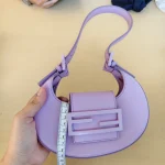 Fendi, Mini Cookie Hobo Bag, , Purple, New - Image 25