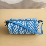 Fendi, Vertigo Mini Shoulder Bag, , Blue, New - Image 4