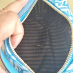 Fendi, Vertigo Mini Shoulder Bag, , Blue, New - Image 13