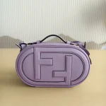 Fendi, O'clock Mini Camera Case, , Purple, New - Image 3
