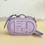 Fendi, O'clock Mini Camera Case, , Purple, New - Image 7