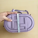 Fendi, O'clock Mini Camera Case, , Purple, New - Image 20