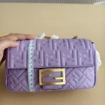 Fendi, Baguette Bag, , Purple, New - Image 25