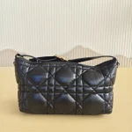 Dior, Medium DiorTravel Nomad Pouch, Medium, Black, Very Like New - Image 4