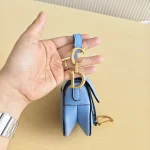 Dior, Micro Saddle Bag, Micro, Blue, New - Image 5