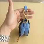 Dior, Micro Saddle Bag, Micro, Blue, New - Image 6