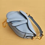 Dior, Micro Saddle Bag, Micro, Blue, New - Image 9