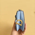 Dior, Micro Saddle Bag, Micro, Blue, New - Image 13
