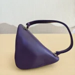 Prada, Nappa Leather Triangle Bag, , Purple, Used Once - Image 5