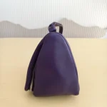 Prada, Nappa Leather Triangle Bag, , Purple, Used Once - Image 6
