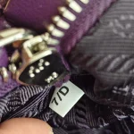 Prada, Nappa Leather Triangle Bag, , Purple, Used Once - Image 17