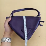 Prada, Nappa Leather Triangle Bag, , Purple, Used Once - Image 22