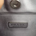 Prada, Cleo Satin Bag With Crystals, , Purple, New - Image 15