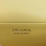 Prada, Satin Crystal Cardholder with shoulder Strap, , Yellow, New - Image 16
