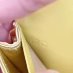 Prada, Satin Crystal Cardholder with shoulder Strap, , Yellow, New - Image 18