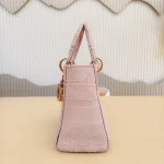 Dior, Medium Lady D-Lite, Medium, Pink, Very Very  Good - Image 7