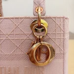 Dior, Medium Lady D-Lite, Medium, Pink, Very Very  Good - Image 8
