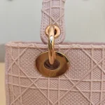 Dior, Medium Lady D-Lite, Medium, Pink, Very Very  Good - Image 9