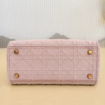 Dior, Medium Lady D-Lite, Medium, Pink, Very Very  Good - Image 11