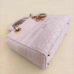Dior, Medium Lady D-Lite, Medium, Pink, Very Very  Good - Image 13