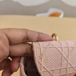 Dior, Medium Lady D-Lite, Medium, Pink, Very Very  Good - Image 19