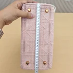 Dior, Medium Lady D-Lite, Medium, Pink, Very Very  Good - Image 28