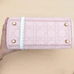 Dior, Medium Lady D-Lite, Medium, Pink, Very Very  Good - Image 29