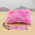 Balenciaga, Hourglass Chain Bag, , Pink, New - 图片 3