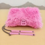 Balenciaga, Hourglass Chain Bag, , Pink, New - 图片 4
