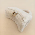 Balenciaga, Fluffy Hour Glass XS Top-Handle Bag, XS, Beige, New - Image 12