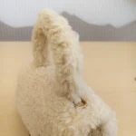 Balenciaga, Fluffy Hour Glass XS Top-Handle Bag, XS, Beige, New - Image 14