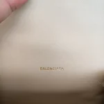 Balenciaga, Fluffy Hour Glass XS Top-Handle Bag, XS, Beige, New - Image 18