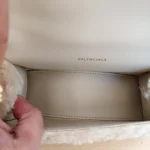 Balenciaga, Fluffy Hour Glass XS Top-Handle Bag, XS, Beige, New - Image 19