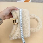Balenciaga, Fluffy Hour Glass XS Top-Handle Bag, XS, Beige, New - Image 26