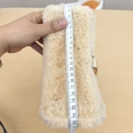 Balenciaga, Fluffy Hour Glass XS Top-Handle Bag, XS, Beige, New - Image 28